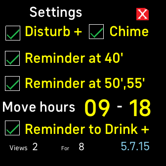 Settings