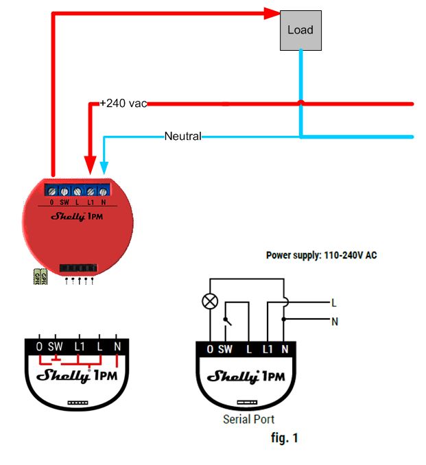 Shelley 1PM wiring